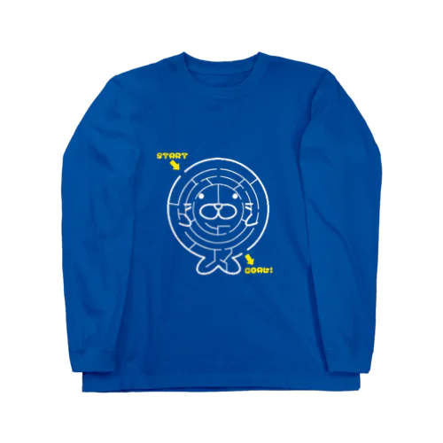 あざまる。迷路（濃色） Long Sleeve T-Shirt