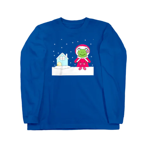 ポンチョのかえるさん Long Sleeve T-Shirt