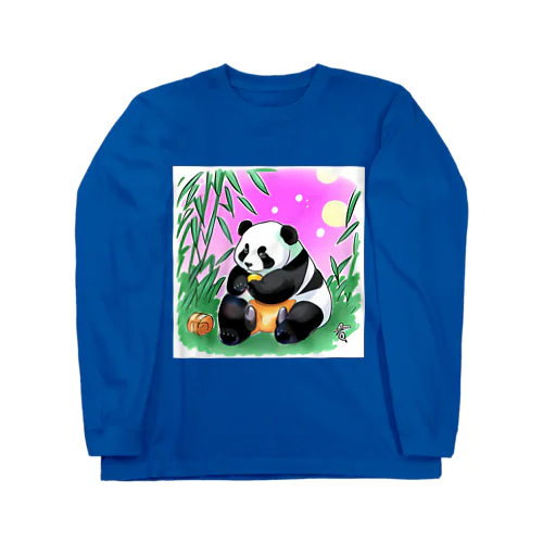 夏のパンダ Long Sleeve T-Shirt