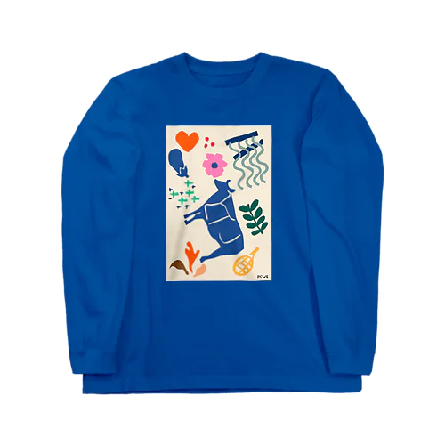 牛脂ナスそば〈PCWE23W〉 Long Sleeve T-Shirt