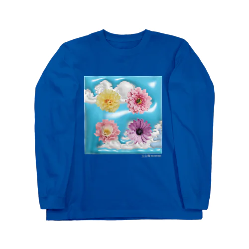 【アパレル】sky and flowers Long Sleeve T-Shirt