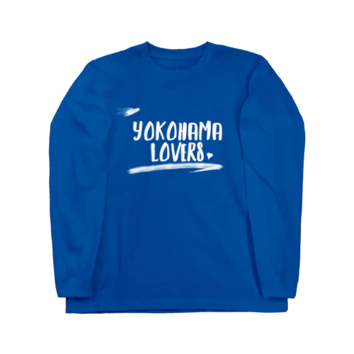 YOKOHAMA LOVERS 1　白文字 ロングスリーブTシャツ