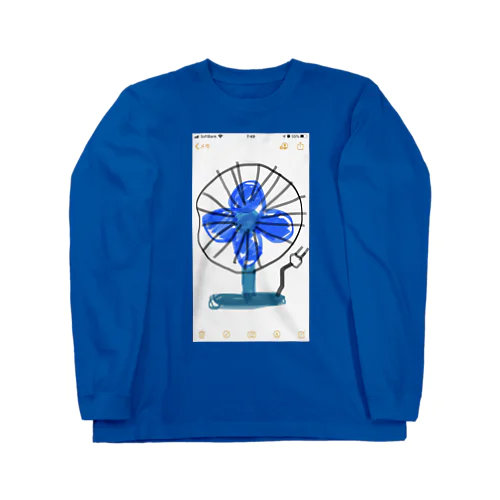 夏といえば扇風機 Long Sleeve T-Shirt