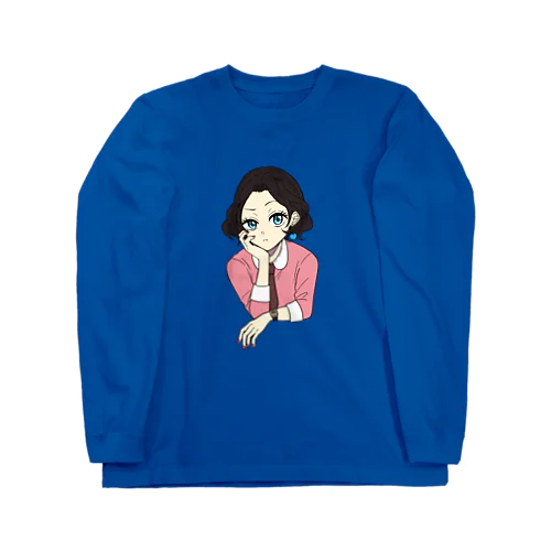 不機嫌な子 Long Sleeve T-Shirt