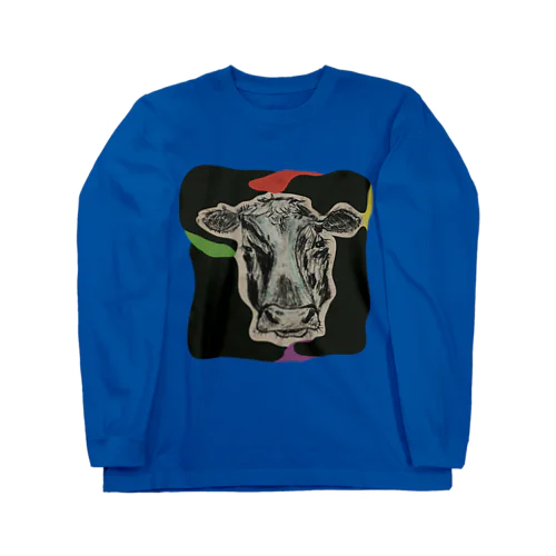 ikasu cow ロングスリーブTシャツ