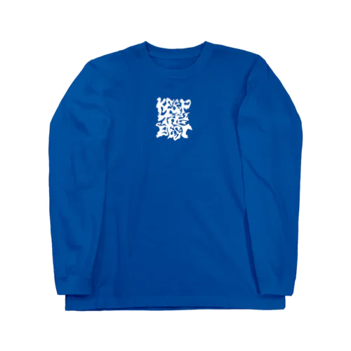 KEEP THE BEST 白ロゴ Long Sleeve T-Shirt