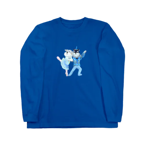 シュナウザーの青い鳥とフロリナ王女 Long Sleeve T-Shirt