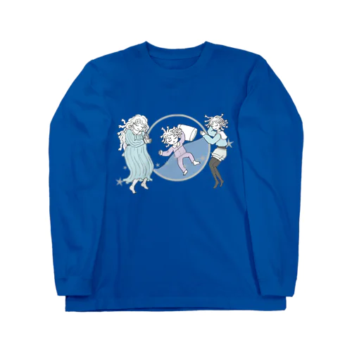 おやすみメデューサ（背景なし） Long Sleeve T-Shirt