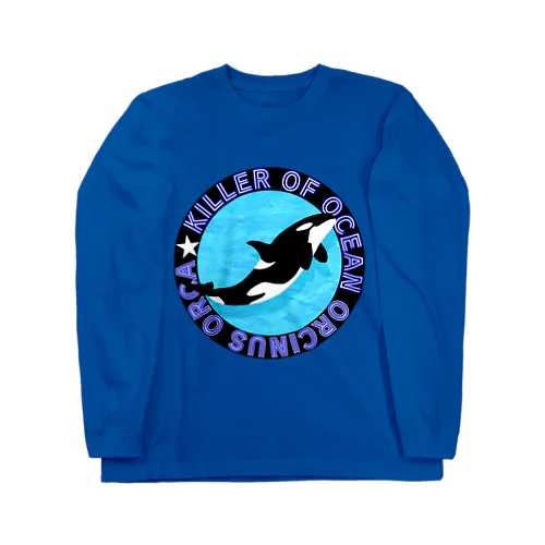 海の殺し屋オルカ ロングスリーブTシャツ