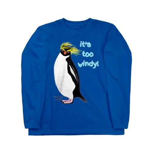 Rockhopper penguin　(イワトビペンギン) Long Sleeve T-Shirt