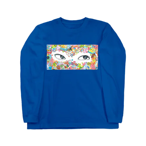 シールに囲まれて Long Sleeve T-Shirt