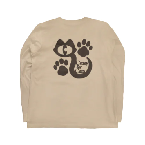 シュール猫（Crazy for Cats） Long Sleeve T-Shirt