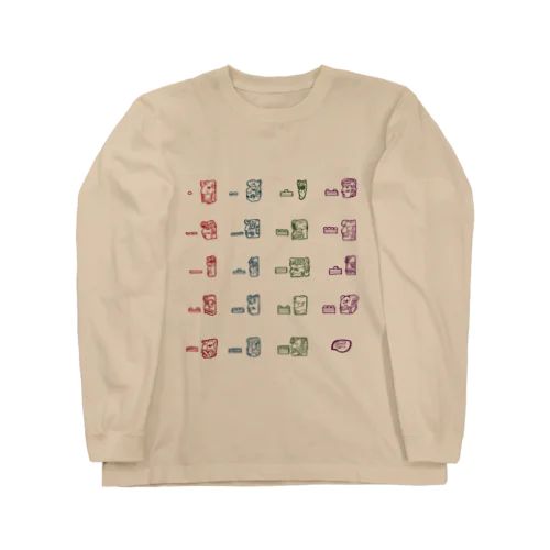 マヤ数字・２ Long Sleeve T-Shirt