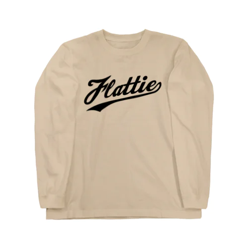 Flattie カレッジロゴ（B） Long Sleeve T-Shirt