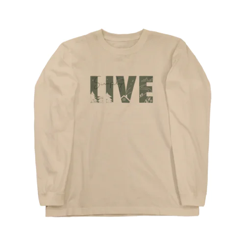 シンプルに生きる Long Sleeve T-Shirt