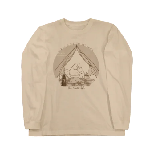 ようこそ、マイテントへ！(シロクマとアザラシ) Long Sleeve T-Shirt