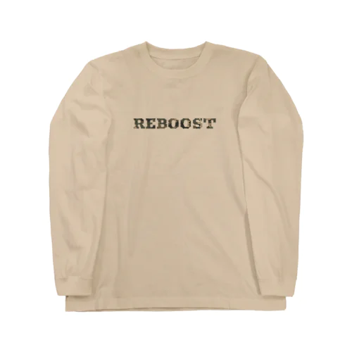 アウトドアな迷彩ロゴ【 REBOOST 】 Long Sleeve T-Shirt