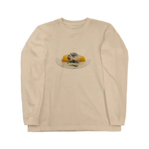 ホワイトソースのオムライス Long Sleeve T-Shirt