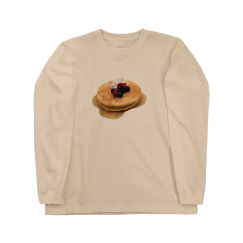 パンケーキ　ベリートッピング Long Sleeve T-Shirt