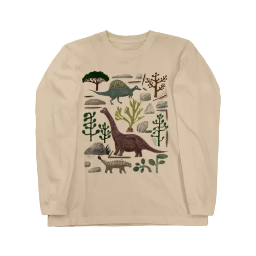 草木きょうりゅうロック Long Sleeve T-Shirt