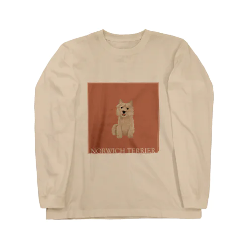 My favirite terriers drom A to Z　~N~ NORWICH TERRIER ロングスリーブTシャツ