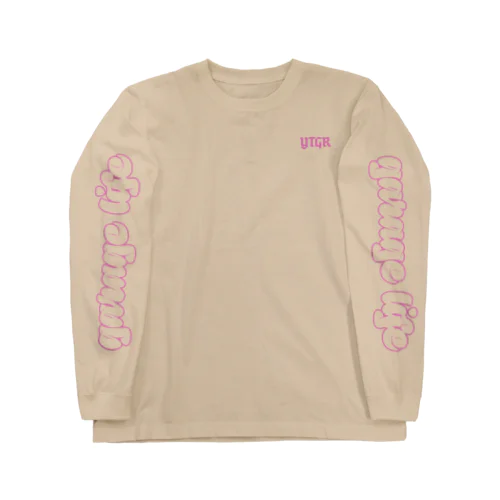 ヤタガレロンT ポップ（パープル） Long Sleeve T-Shirt