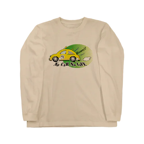 レトロスポーツカー No Car No Life Long Sleeve T-Shirt