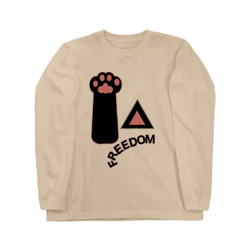 黒猫FREEDOM Long Sleeve T-Shirt