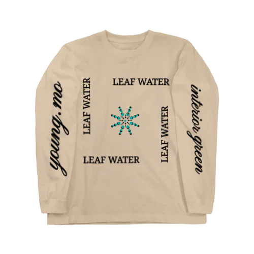 Leaf water ロングスリーブTシャツ