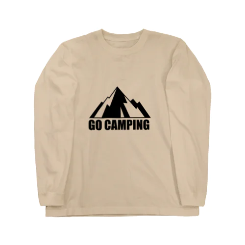 アウトドア、登りたくなる山 Long Sleeve T-Shirt