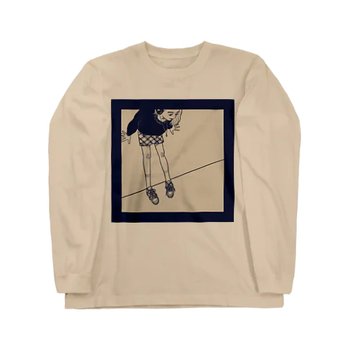 illustration_navy Long Sleeve T-Shirt