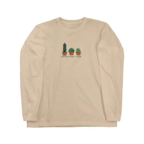 ドット・ハオルチア Long Sleeve T-Shirt