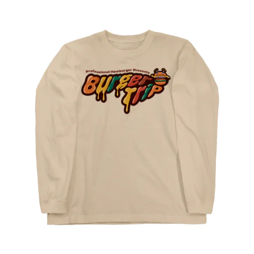 Burger Tripロゴ Long Sleeve T-Shirt