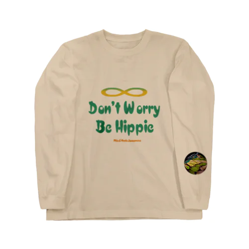 オリジナルロゴシリーズ　don't worry be hippie ロングスリーブTシャツ