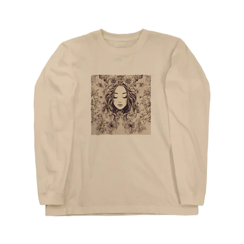 女神の睡眠 Long Sleeve T-Shirt