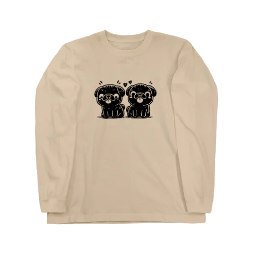 twin pug Long Sleeve T-Shirt