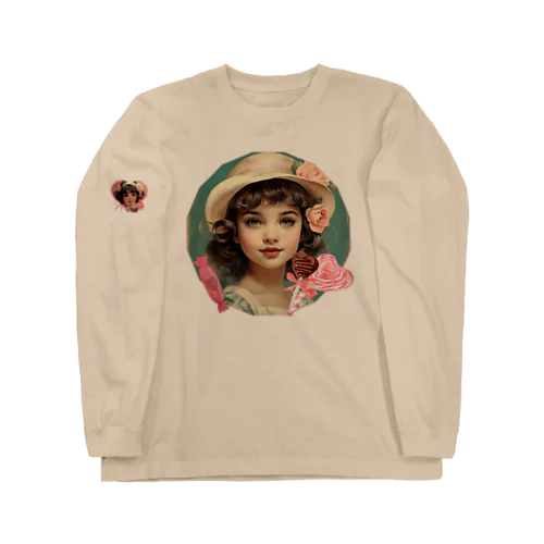 Sweets love girl〜ステッカーデザイン〜 Long Sleeve T-Shirt