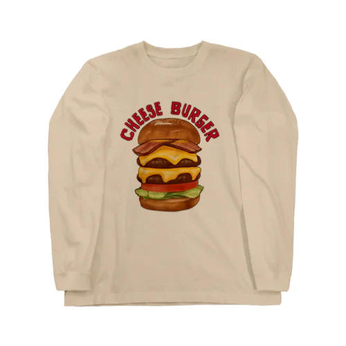 チーズバーガー Long Sleeve T-Shirt