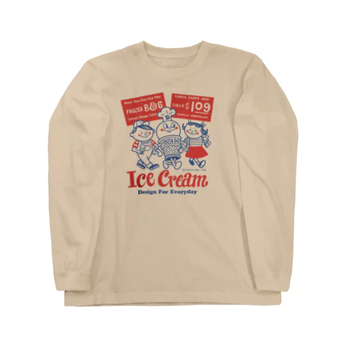 アイスクリームBoy&Girl☆アメリカンレトロ Long Sleeve T-Shirt