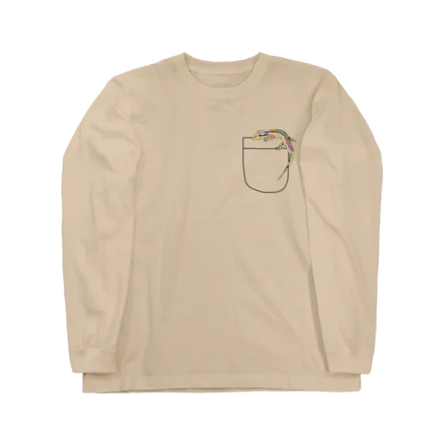 ポケットトカゲ Long Sleeve T-Shirt