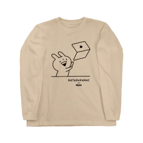 うさぎゅーん！働かないもん ロングスリーブTシャツ