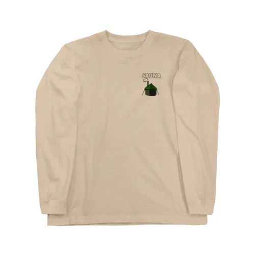 ワンポイントテントサウナ Long Sleeve T-Shirt