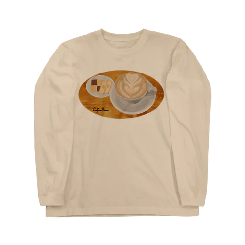 ハートのラテアート Long Sleeve T-Shirt