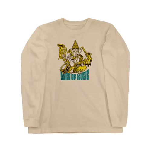 LORD OF MUSIC（音楽の神様）ガネーシャ Long Sleeve T-Shirt