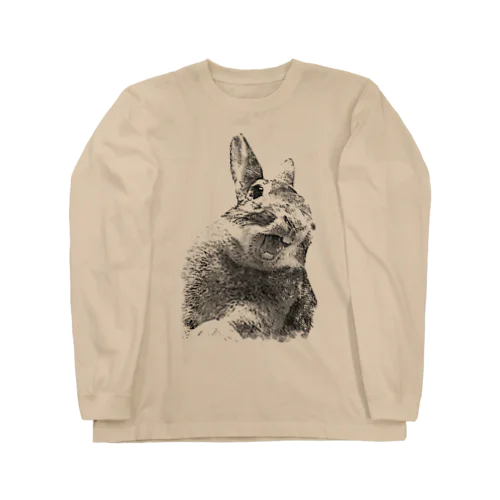 ミニウサギのむぎ Long Sleeve T-Shirt