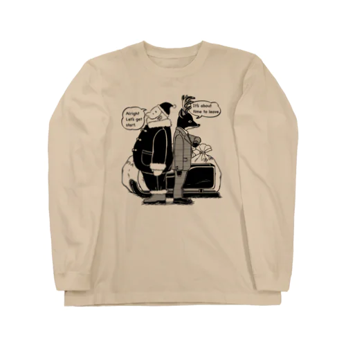 出発のお時間です。 Long Sleeve T-Shirt