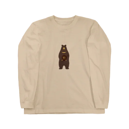 熊01 ロングスリーブTシャツ
