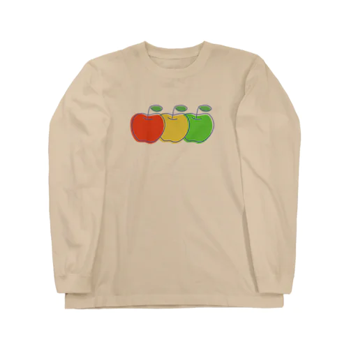 りんご三兄弟 Long Sleeve T-Shirt