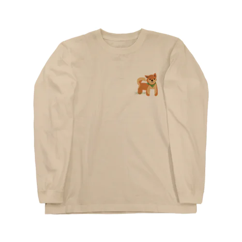 困り顔シバ Long Sleeve T-Shirt