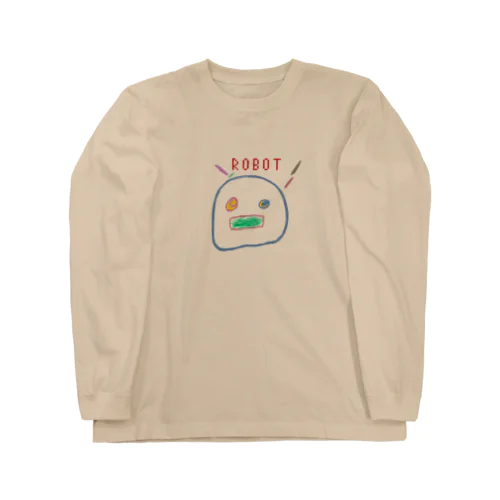 ロボットくん。 ロングスリーブTシャツ